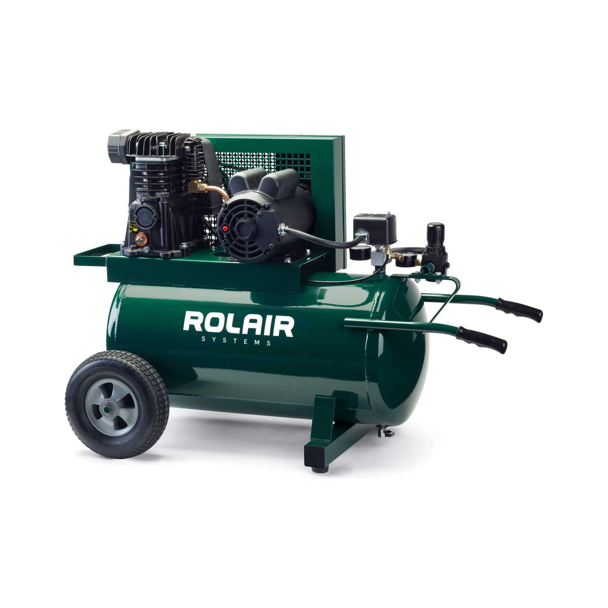 rolair-systems-portable-wheeled-electric-air-compressor-5520MK103A.jpg Wheeled Electric Air Compressor | 1.5HP | Rolair Systems 5520MK103A - Image 1
