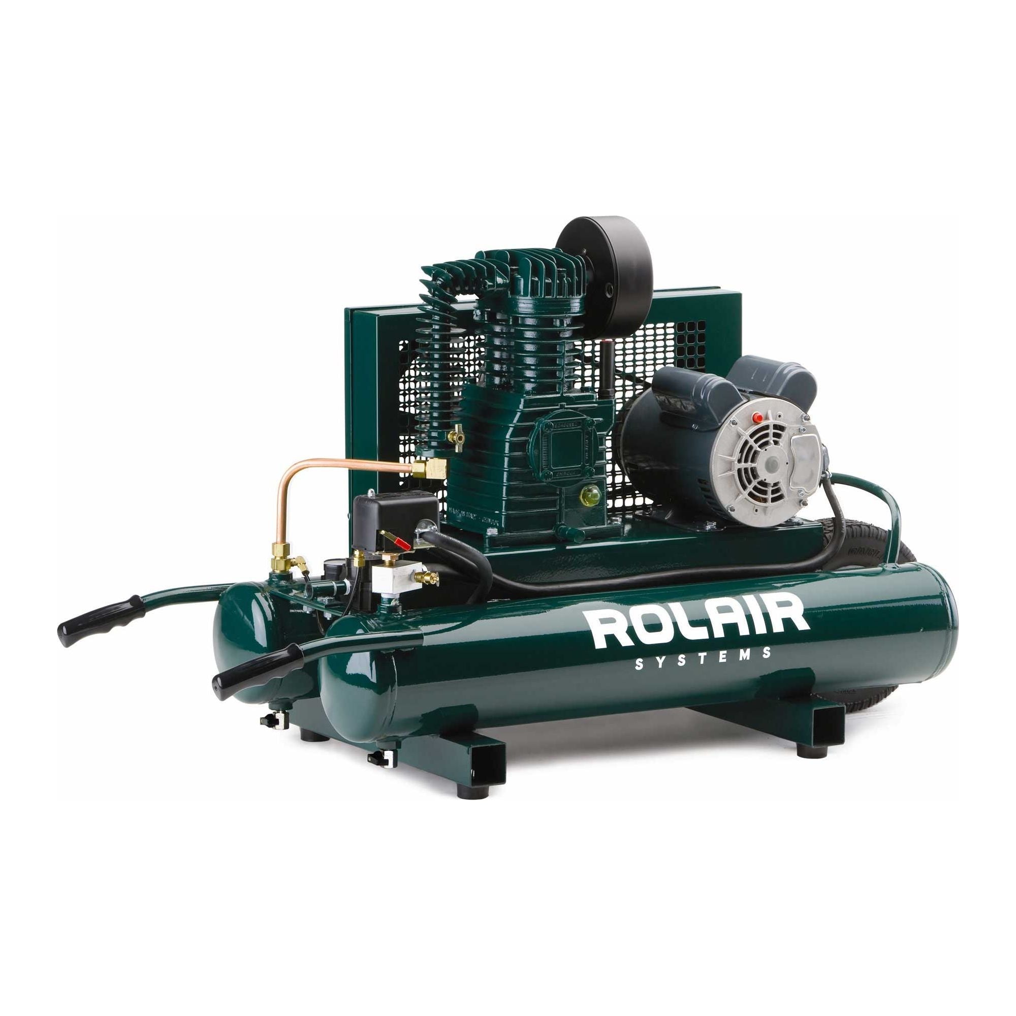 rolair-systems-portable-wheeled-electric-air-compressor-6820K17D.jpg Wheeled Electric Air Compressor | 2HP | Rolair Systems 6820K17D - Image 1