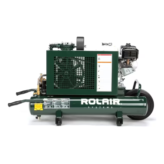 rolair-systems-portable-wheeled-gas-air-compressor-5.5HP-4090HK17-14.png Gas Powered Wheeled Air Compressor | 5.5HP | Rolair Systems 4090HK17 - Image 1
