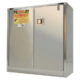 Flammable Liquid Storage Cabinet | 30 Gallon | 2 Door | Stainless Steel | Self-Latch | Securall - Image 2