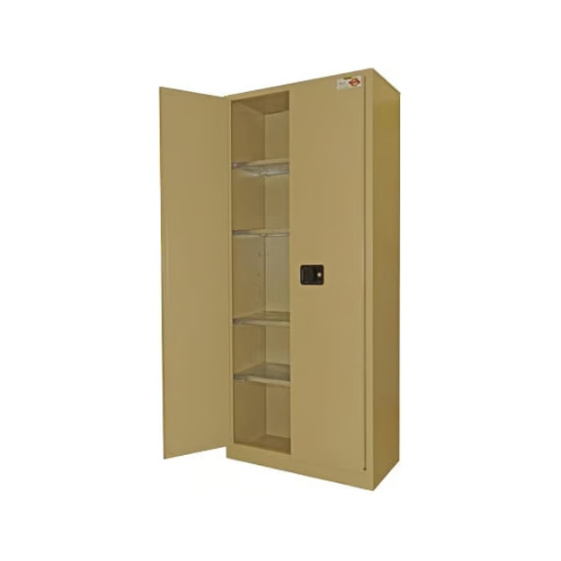 securall-31-cubic-feet-industrial-storage-cabinet_-self-latch-standard-door-SS184.png Industrial Storage Cabinet | 31 Cubic Feet | 4 Shelves | 2 Doors |Self-Latch | Securall - Image 1