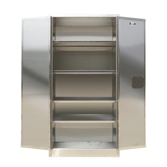 securall-38-cubic-feet-stainless-steel-self-Latch-107-SW-SS.png Industrial Storage Cabinet | 38 Cubic Feet |Stainless Steel | Self-Latch | Securall - Image 1