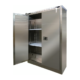Flammable Liquid Storage Cabinet | 45 Gallon | 2 Door | Stainless Steel | Self-Latch | Securall - Image 2