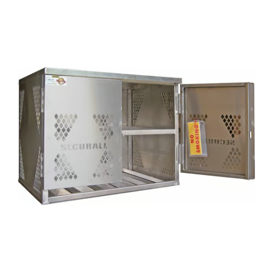securall-horizonta-6-20-or-33-Lb-cylinders-storage-cabinet-LP6S.png LP Cylinder Storage Cabinet | 6/20 or 33 lb | Aluminum | Horizontal | Securall - Image 1