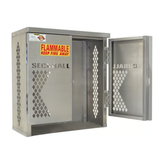 securall-horizontal-2-20-or-33-Lb-cylinders-storage-cabinet-LP2S.png LP Cylinder Storage Cabinet | 2/20 or 33 lb | Horizontal | Aluminum | Securall - Image 1