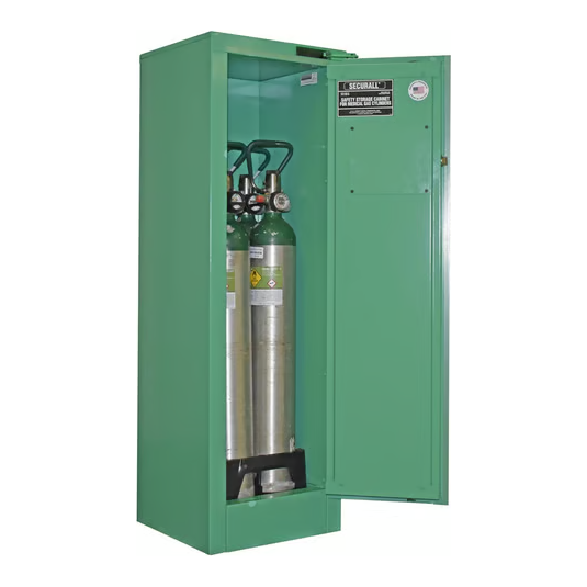 securall-self-close-self-latch-safe-T-door-2-D-E-oxygen-cylinders-storage-cabinet-MG304E-1.png Medical Gas Cylider Storage Cabinet | 4 Capacity | D,E Oxygen | Safe-T-Door | Self-Close | Self-Latch | Securall - Image 1