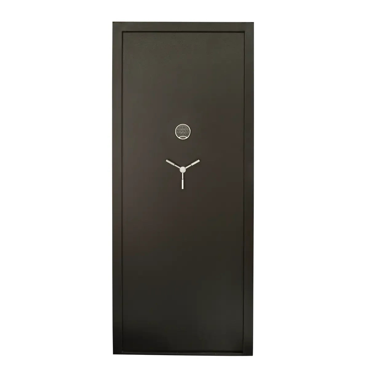 snapSafe-vault-door-36-in-swing-black-12-gauge-steel-access-code-key-entry-75415.jpg Vault Door | 36'' In-Swing | Black | 12 Gauge Steel | Access Code/Key Entry | SnapSafe 75415 - Image 1