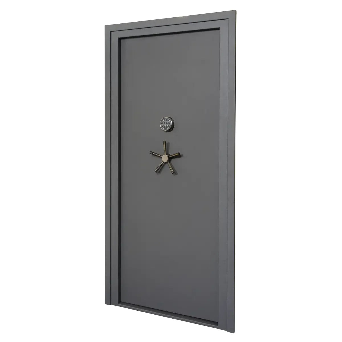 snapSafe-vault-door-premium-dark-gray-81-high-12-gauge-steel-75421.jpg Vault Door | Premium Dark Gray | 81" High | 12 Gauge Steel | SnapSafe 75421 - Image 1