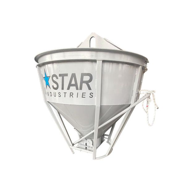 star-industries-1.96cy-concrete-hopper-with-side-chute-1530.jpg Concrete Hopper with Side Chute | 1.96cy | Star Industries 1530 - Image 1
