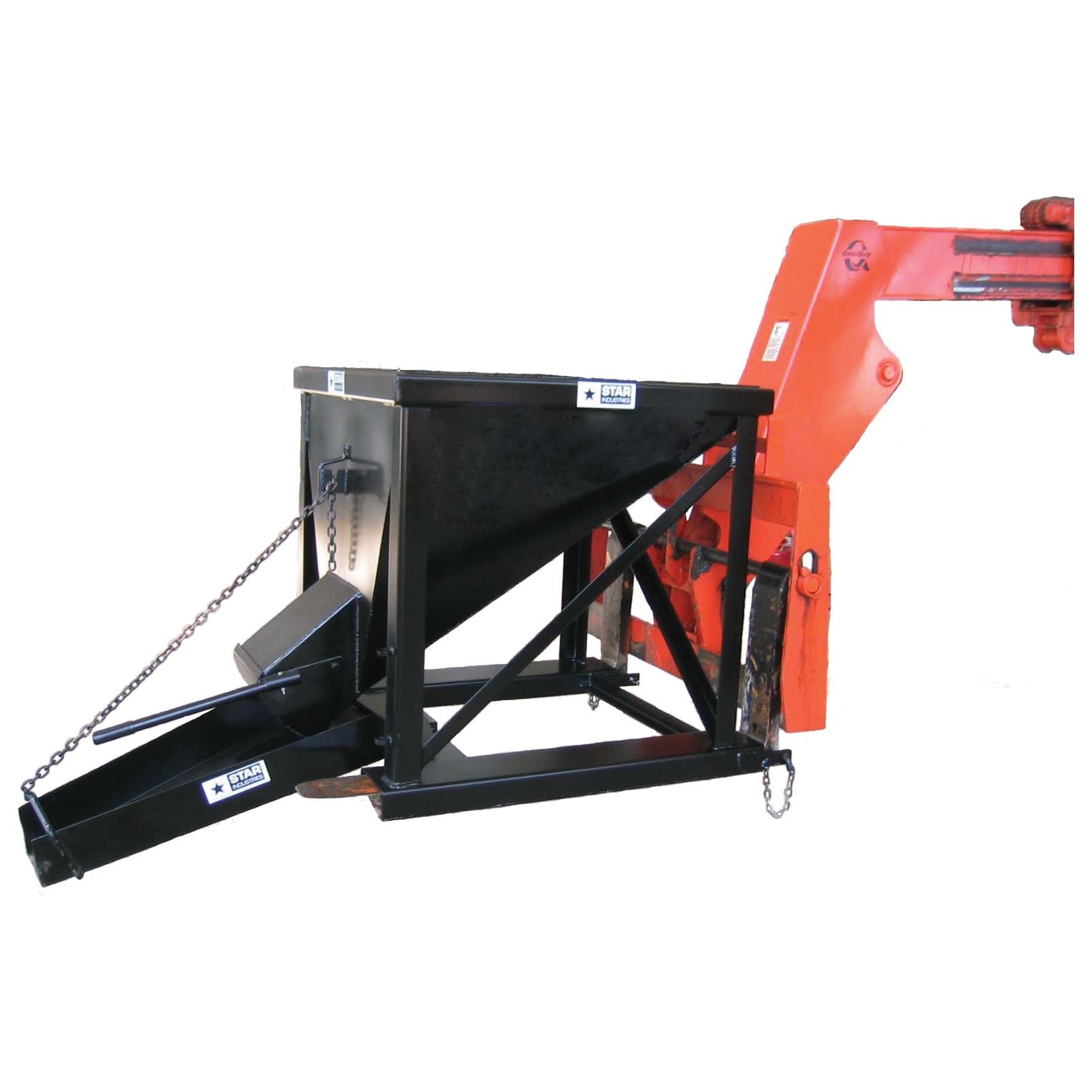 star-industries-concrete-hopper-with-swivel-chute-1575.jpg Concrete Hopper | With Swivel Chute | Star Industries 1575 - Image 1