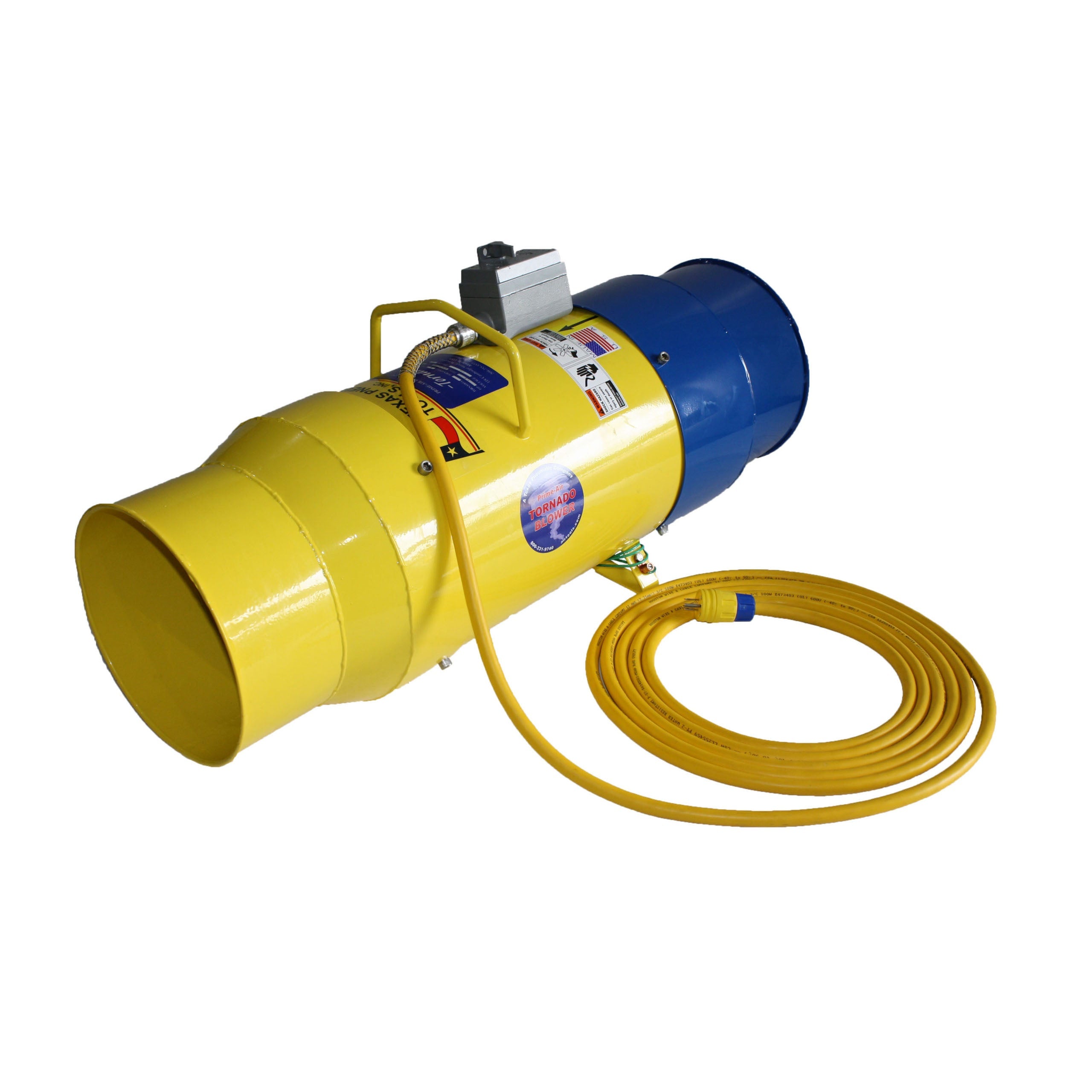 texas-pneumatic-tools-12-tornado-blower-TEFC-motor-electric-motor-110V-TB-12-TEFC.jpg Tornado Blower | 12'' | TEFC Motor | 110V | Texas Pneumatic Tools TB-12-TEFC - Image 1