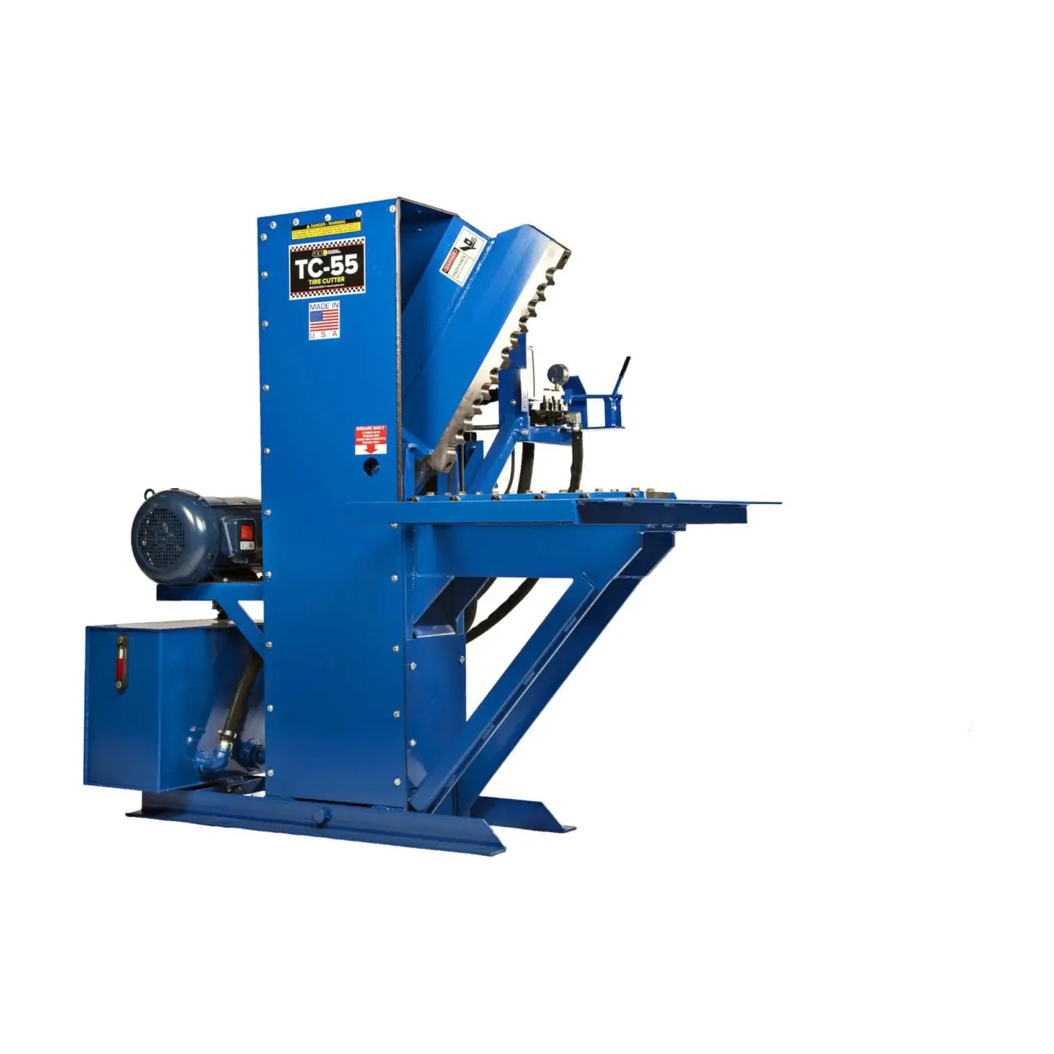 tire-service-international-tire-cutter-10-HP-3-phase-electric-power-TC-55E3PH.jpg Tire Cutter | 3PH | Electric Power | TSI TC-55 E 3PH - Image 1