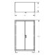 Heavy Duty Cabinet | 48''×78''| 12 Gauge | (128) Bins | Valley Craft - Image 4