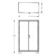 Heavy Duty Cabinet | 48''×78''| 12 Gauge | Valley Craft - Image 4