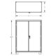 Heavy Duty Cabinet | 60''×78''| 12 Gauge | (128) Bins | Valley Craft - Image 4