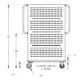 A-Frame Bin & Tool Cart | 36'' | Gray | Valley Craft - Image 9