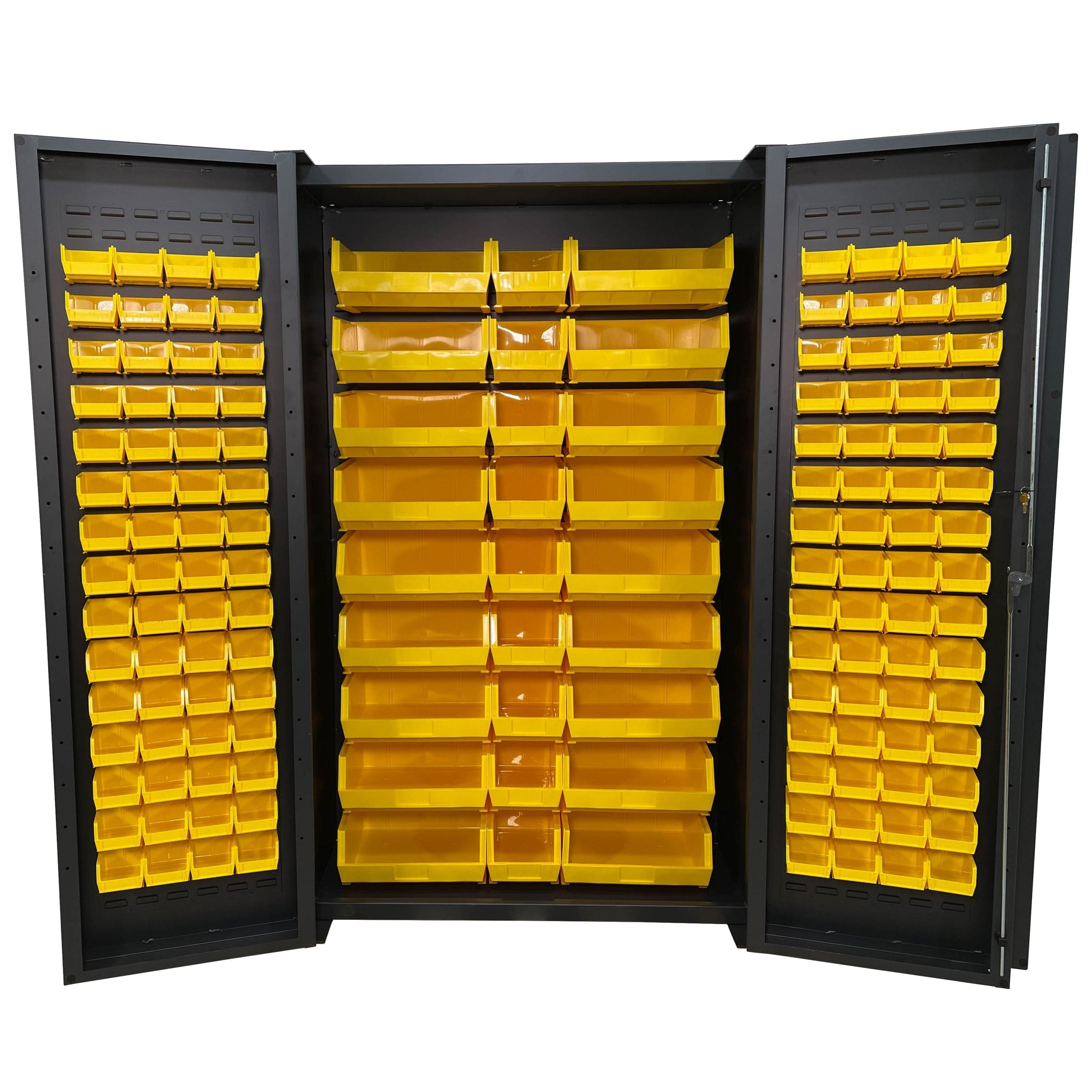 valley-craft-48x78-bin-_-shelf-cabinet-F89097.jpg Bin & Shelf Cabinet | Deep Door | Full Bins | 48''×78'' | Valley Craft - Image 1
