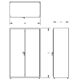 Electronic Locking Cabinet | 48''×78'' | Deluxe | Silver | Valley Craft - Image 4