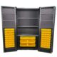Bin & Shelf Cabinet  | Deep Door | Half Bin | 48''×84'' | Valley Craft - Image 11