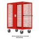 Security Cart | 60''×30'' | 2 Shelves | Red | Valley Craft F89058VCRD - Image 3