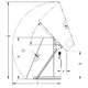 60'' Box Dumper | 230V | 51''×48'' Chute | 6000 lb. Capacity | Valley Craft - Image 11