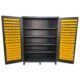 Bin & Shelf Cabinet | 60''×84'' | Door Bins | Valley Craft