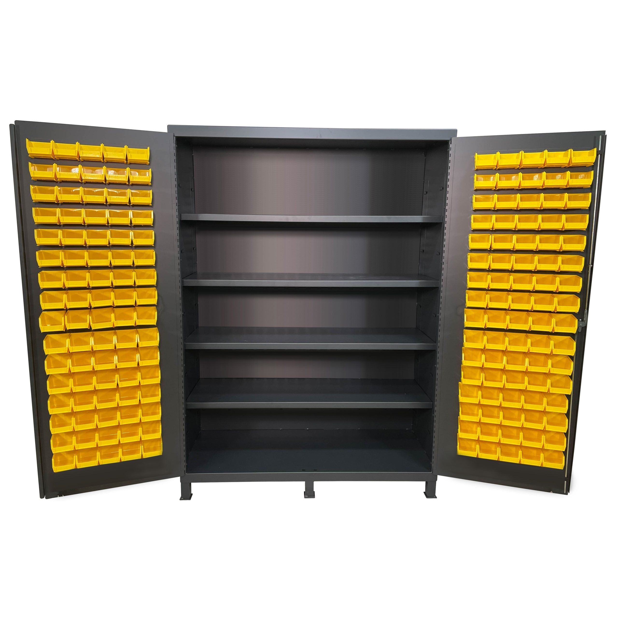 valley-craft-60x84inches-bin-_-shelf-cabinet-door-bins-F89116.jpg Bin & Shelf Cabinet | 60''×84'' | Door Bins | Valley Craft - Image 1