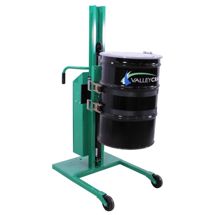 valley-craft-78inches-semi-powered-drum-lift-_-rotator-strap-straddle-F88565C7.jpg Drum Lift & Rotator | 78'' | Semi-Powered | Strap | Straddle | Valley Craft - Image 1