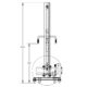 Universal Lift & Stacker | 90'' | Manual | Straddle | Valley Craft - Image 8