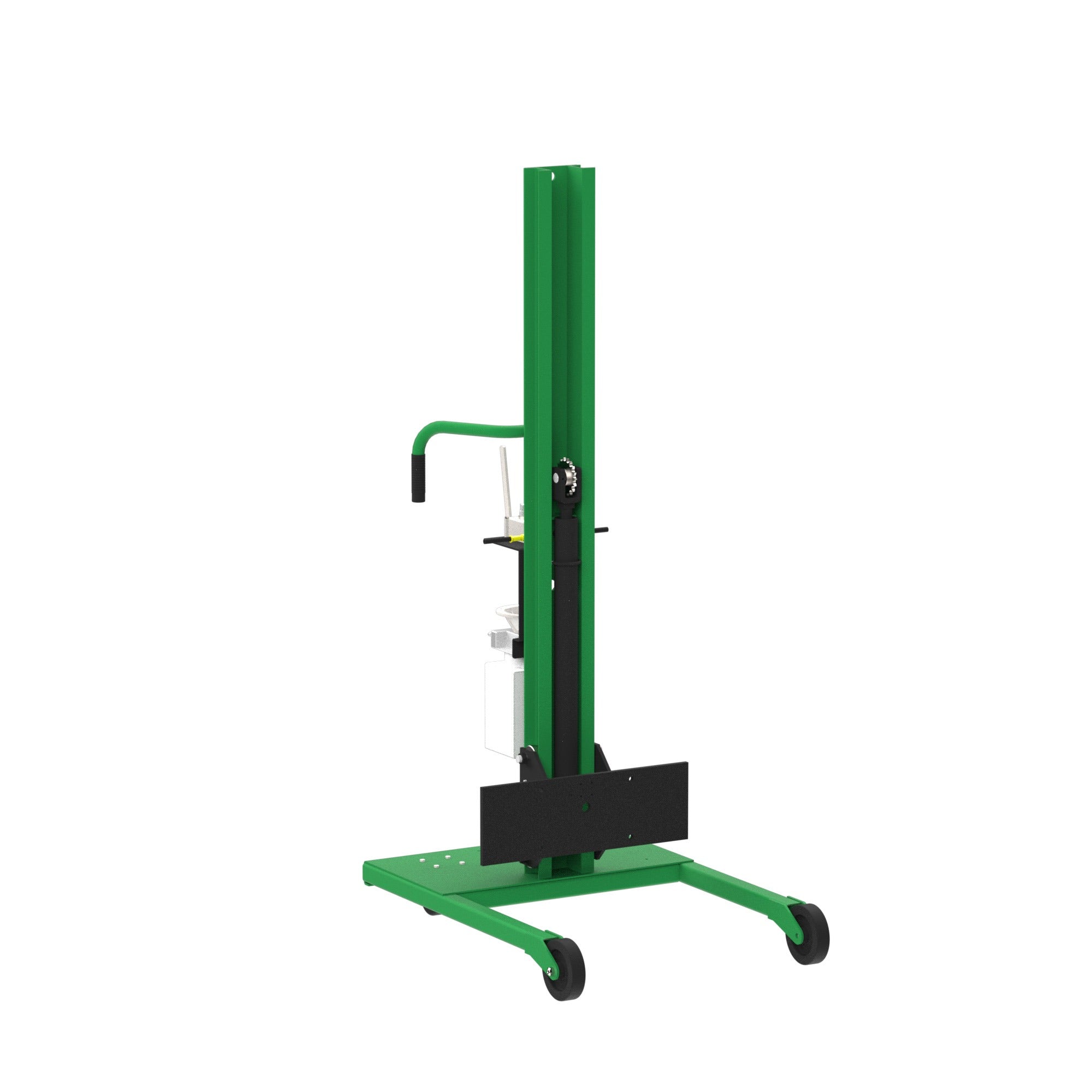 valley-craft-90inches-pneumatic-semi-powered-universal-lift-_-stacker-straddle-F87040B4.jpg Universal Lift & Stacker | 90'' | Semi-Powered | Pneumatic | Valley Craft - Image 1
