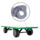 Quad-Steer Trailer | 96''×48'' | 4000 lb. Capacity | Valley Craft - Image 3