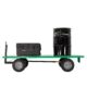 Quad-Steer Trailer | 96''×48'' | 4000 lb. Capacity | Valley Craft