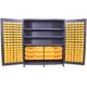 Bin & Shelf Cabinet | 72''×84'' | Half Bins | Valley Craft