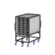 Parts Cart | 54'' | 5×10'' | Pockets | Valley Craft EP3531-100 - Image 3