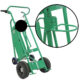 Powered Drum Hand Truck | Pneumatic Wheels | Plastic Drum Chime Hook | Valley Craft