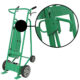 Powered Drum Hand Truck | Solid Rubber Wheels | Locking Cover Chime Hook | Valley Craft