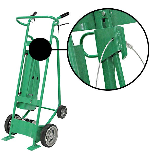 valley-craft-powered-drum-hand-truck-solid-rubber-wheels-security-cable-chime-hook-F89503C.jpg Powered Drum Hand Truck | Solid Rubber Wheels | Security Cable Chime Hook | Valley Craft - Image 1