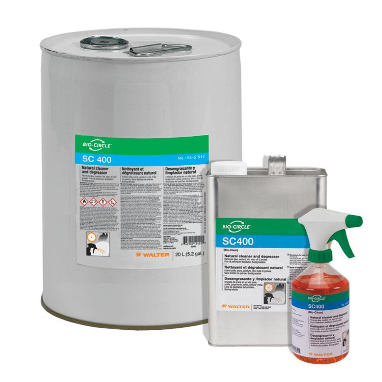 walter-surface-technologies-SC-400-citrus-degrease-200L-53G518.jpg Citrus Degreaser | 200L | Walter SC 400 53G518 - Image 1