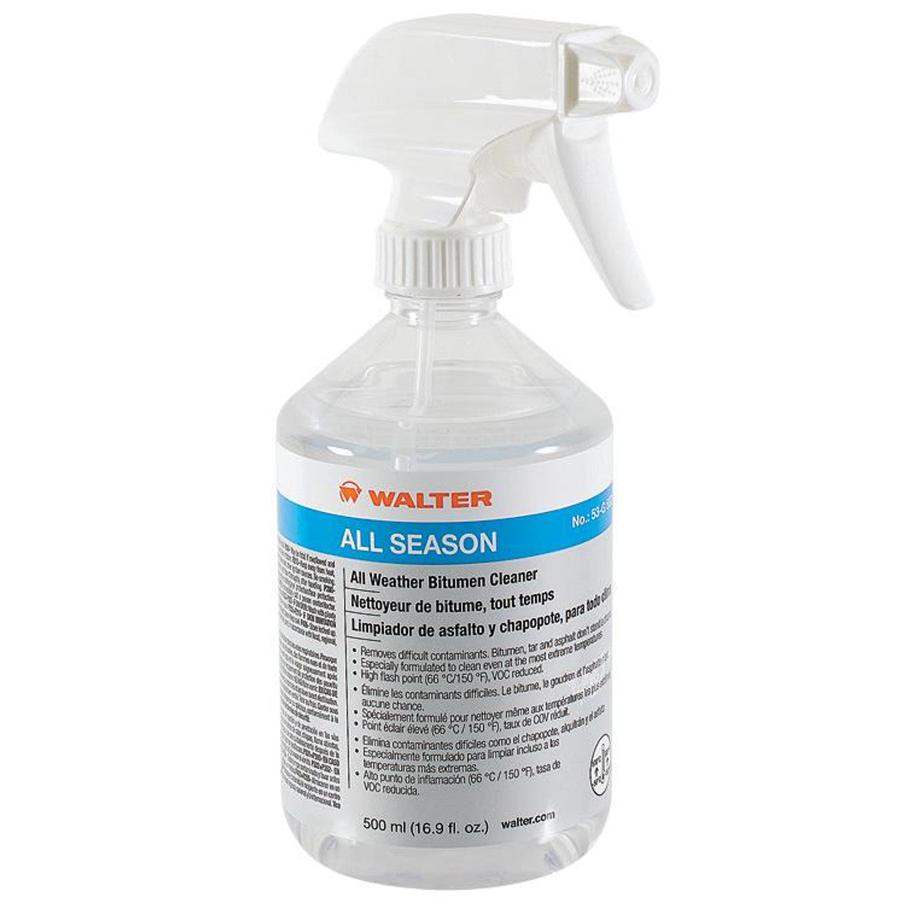 walter-surface-technologies-all-season-cleaner-tar-bitumen-degreaser-53G558.jpg Tar & Bitumen Degreaser | 208L | Walter All Season Cleaner 53G558 - Image 1