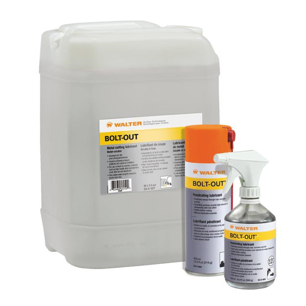 walter-surface-technologies-bolt-out-200L-penetrating-lubricant-53D898.jpg Penetrating Lubricant | 200L | Walter Bolt-Out 53D898 - Image 1