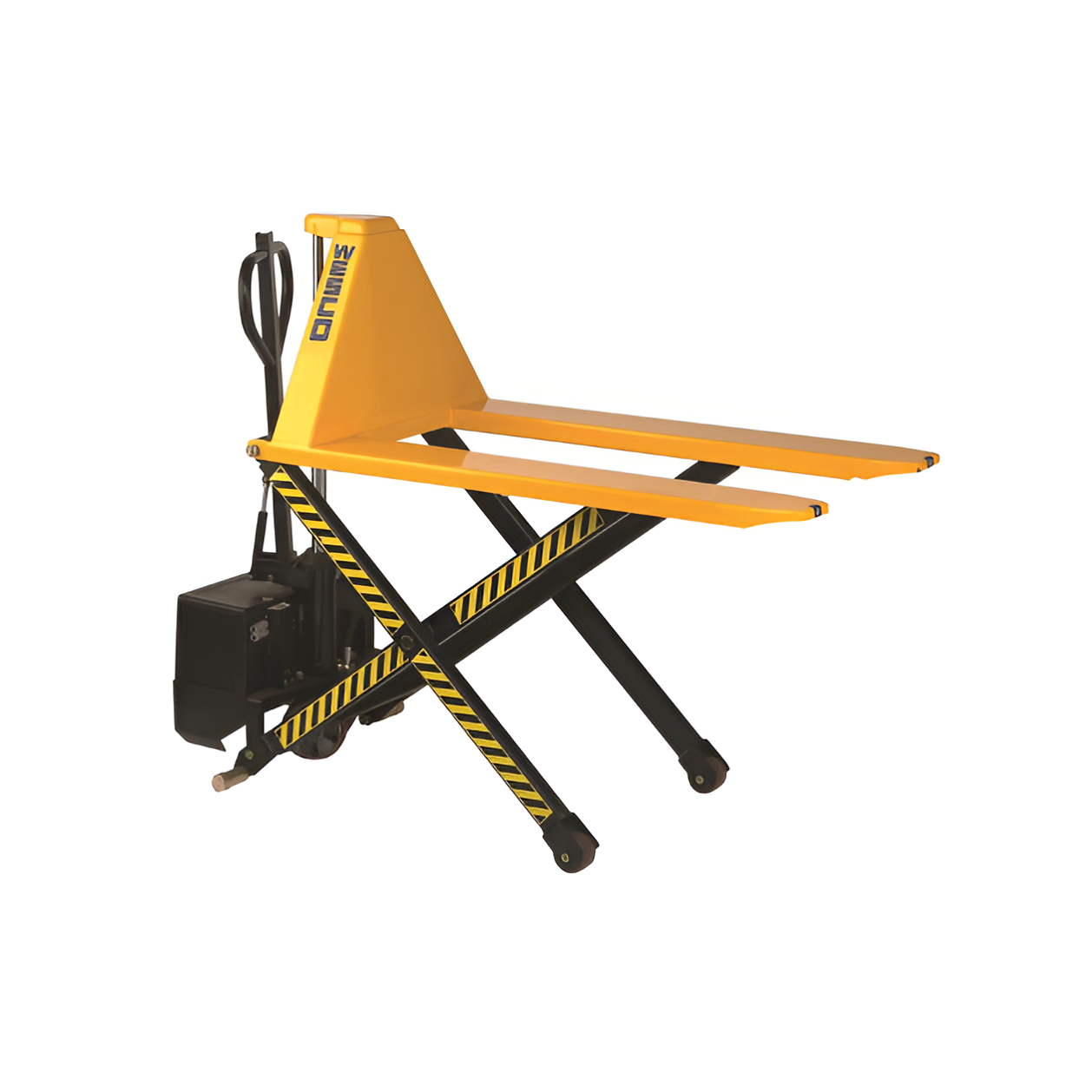 wesco-industrial-products-21x45inches-electric-high-lift-3000-lb-capacity-272939-0.png Wesco Electric High-Lift Pallet Truck – 21″×45″, 3 000 lb Capacity | Model 272939 - Image 1