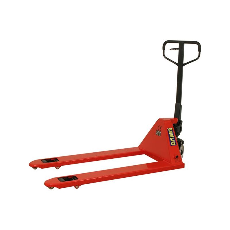 wesco-industrial-products-CP3-18X48inches-pallet-truck-5500lb-capacity-272854.jpg Pallet Truck | 18'' X 48'' | 5500 lb Capacity | Wesco Industrial Products 272854 - Image 1