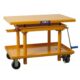 Wesco HCLT‑2436 Precision Lift Table – 2,200 lb, 24″×36″ Platform, Cast Iron or Poly Casters