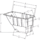Tilt Cart | 1 cu. yd. | 850 lb Capacity | Wesco Industrial Products 272581 - Image 2