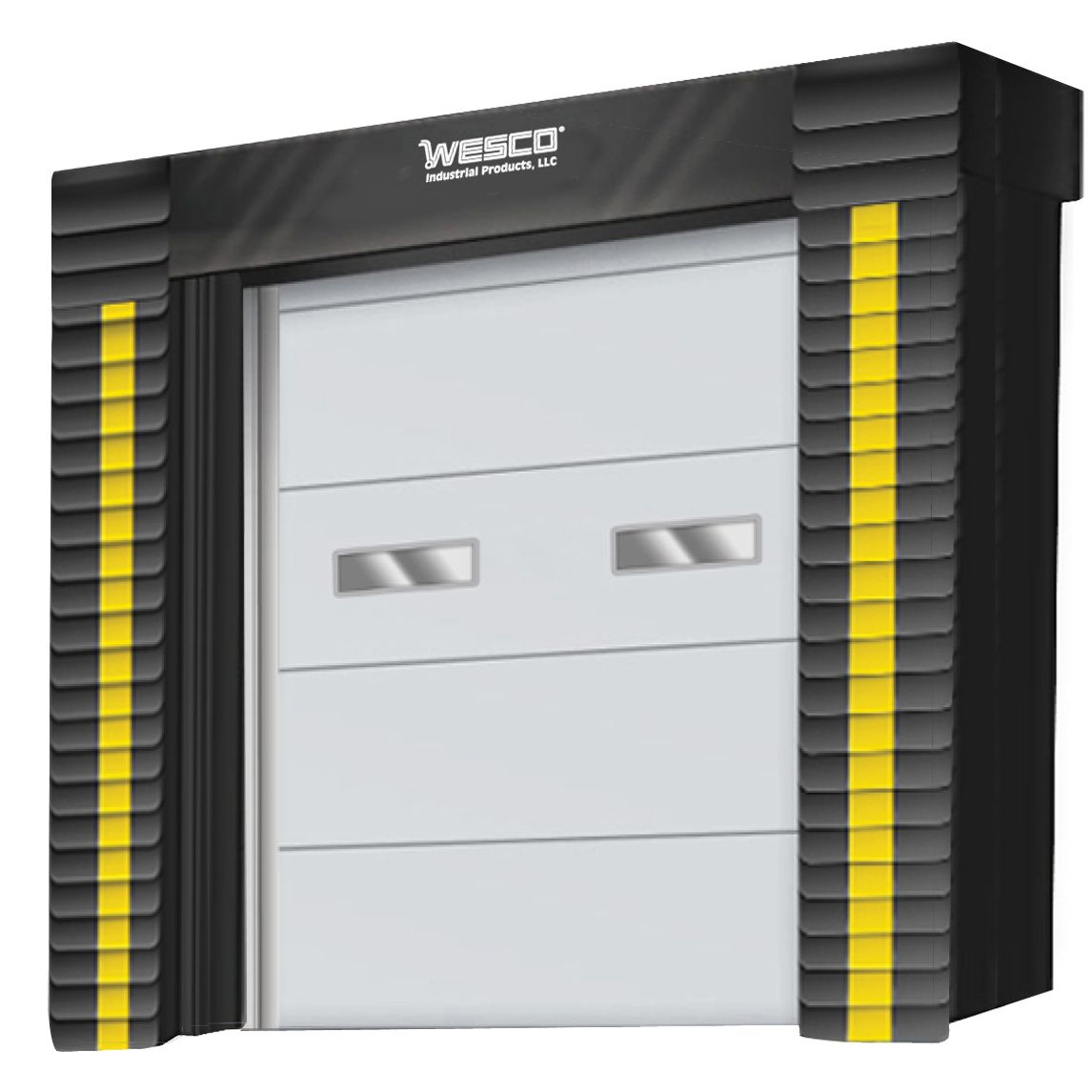 wesco-industrial-products-dock-seal-w-wear-pleats-276059.jpg Wesco Heavy‑Duty Dock Seal DS‑96108‑20‑P – 8′×9′ Opening, 20″ Projection, Wear Pleats - Image 1