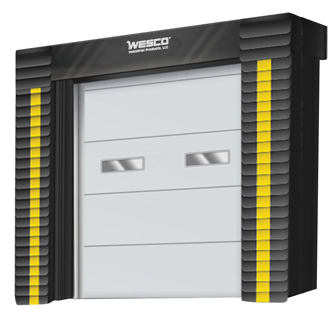 wesco-industrial-products-dockseal-with-wear-pleats-276057.jpg Wesco Heavy‑Duty Dock Seal DS‑9696‑20‑P – 8′×8′ Opening, 20″ Projection, Wear Pleats - Image 1