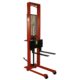 Wesco 260037 Hydraulic Fork Stacker – 1,000 lb, 76″ Lift, 25″ Forks
