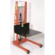 Wesco 260050 Economy Large Platform Hydraulic Stacker – 1,000 lb, 60″ Lift, 32″×30″ Platform