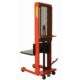 Wesco 260038 Large Platform Hydraulic Stacker – 1,000 lb Capacity, 60″ Lift, 32″×30″ Platform