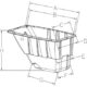 Wesco 1HD2100B Heavy-Duty Tilt Cart – 1 cu yd Poly Bin, 2,100 lb Capacity - Image 3